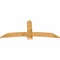 Ekena Millwork Bellingham Rough Sawn Timber Gable Bracket, Western Red Cedar, 72"W x 30"H x 2"D x 6"F, 10/12 Pitch GBW072X30X0206BEL00RWR - alternate 4